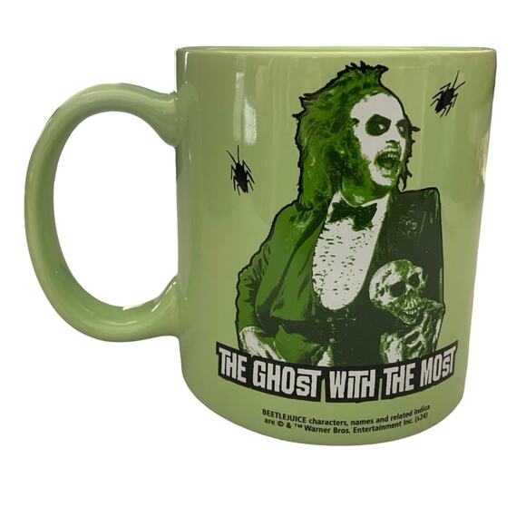 Limited Edition Coffee Mug “Beetlejuice” The Ghost With The Most Christmas Gift - Picture 6 of 6